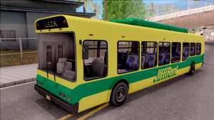 GTA V Brute Bus для GTA San Andreas вид спереди