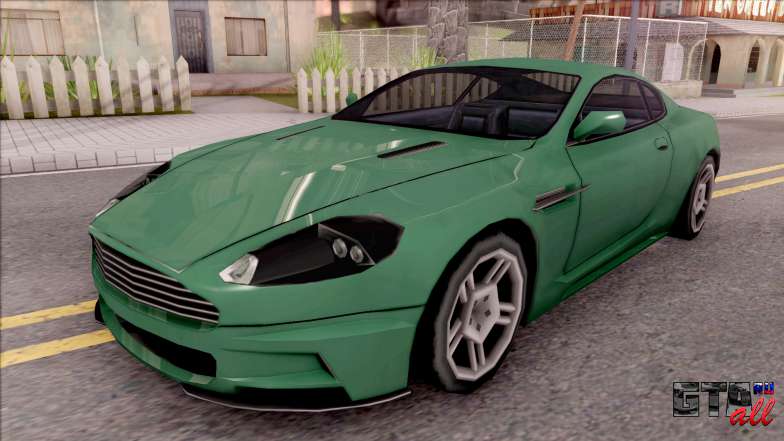 Aston Martin DBS для GTA San Andreas вид спереди