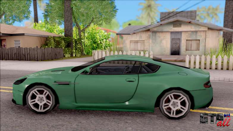 Aston Martin DBS для GTA San Andreas вид сбоку