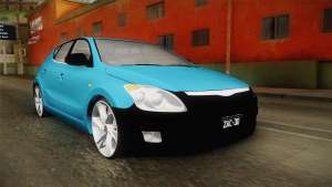 Hyundai i30 Double Color для GTA San Andreas вид спереди