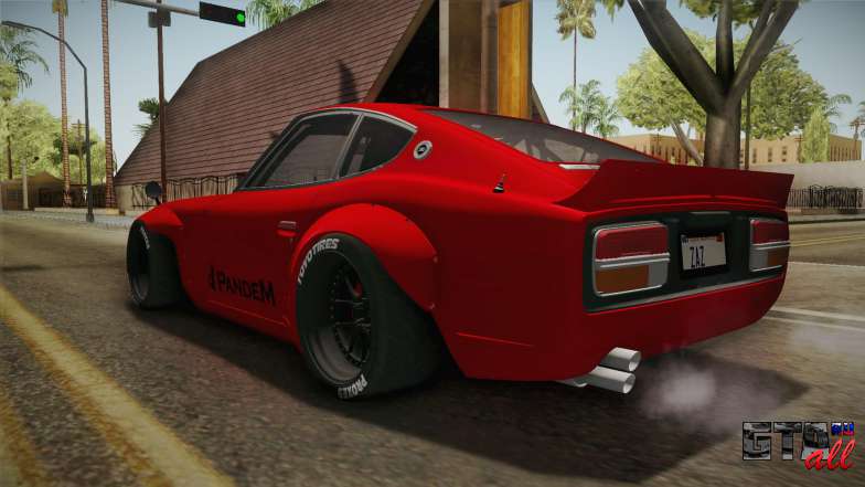 Nissan Fairlady Z 432 Rocket Bunny для GTA San Andreas задняя часть