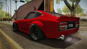 Nissan Fairlady Z 432 Rocket Bunny для GTA San Andreas задняя часть