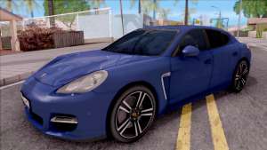 Porsche Panamera Turbo 2009 для GTA San Andreas вид спереди