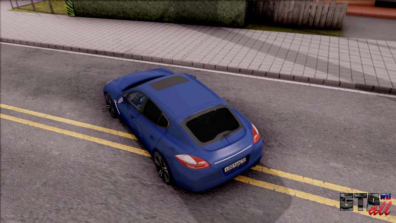 Porsche Panamera Turbo 2009 для GTA San Andreas вид сверху