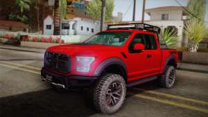 Ford F-150 Raptor 2017 для GTA San Andreas вид спереди