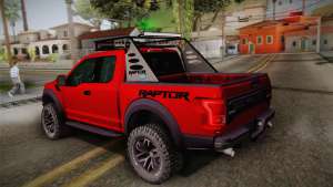 Ford F-150 Raptor 2017 для GTA San Andreas вид сбоку