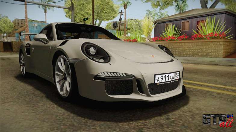 Porsche 911 GT3 RS 2015 для GTA San Andreas экстерьер