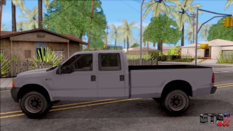 Ford F-250 для GTA San Andreas вид сбоку