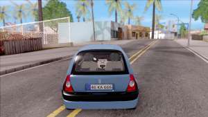 Renault Clio v2 для GTA San Andreas вид сзади