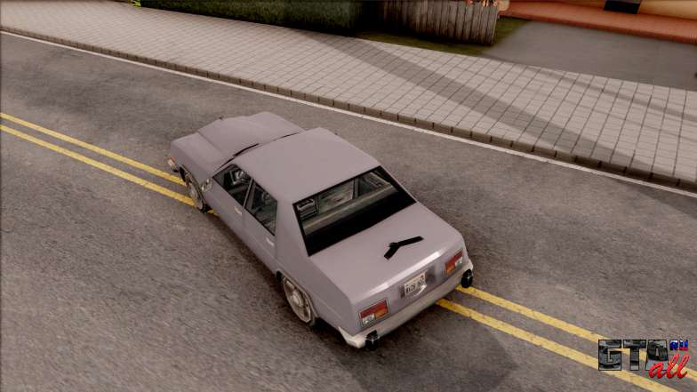 Stepfather Car from Bully для GTA San Andreas вид сверху