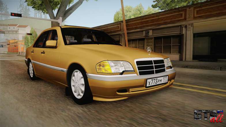 Mercedes-Benz W202 C230 для GTA San Andreas вид спереди