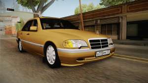 Mercedes-Benz W202 C230 для GTA San Andreas вид спереди