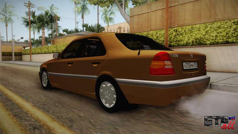 Mercedes-Benz W202 C230 для GTA San Andreas задняя часть