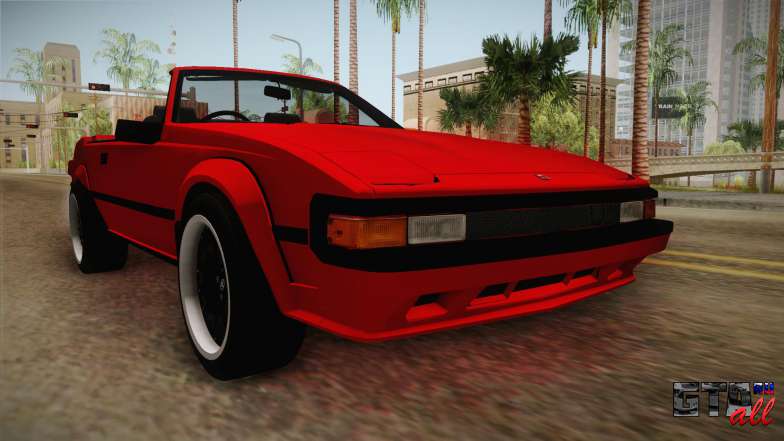 Toyota Celica Supra Cabrio 1984 для GTA San Andreas вид спереди