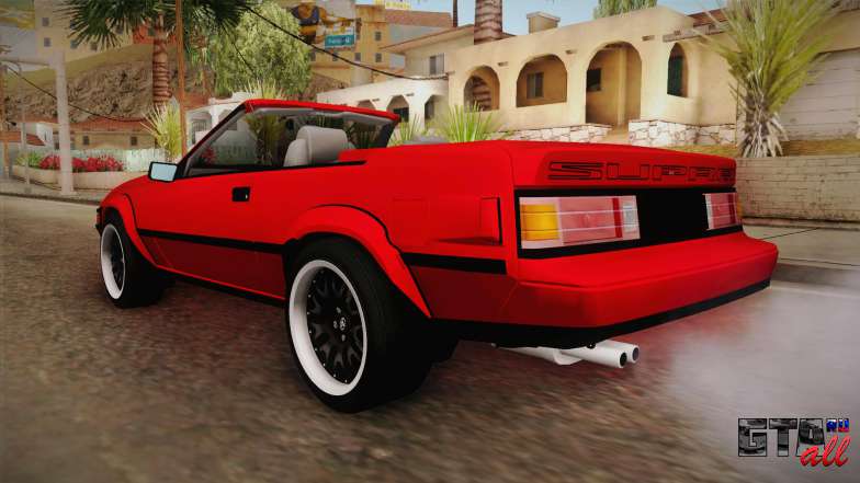 Toyota Celica Supra Cabrio 1984 для GTA San Andreas вид сзади