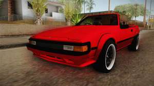 Toyota Celica Supra Cabrio 1984 для GTA San Andreas экстерьер