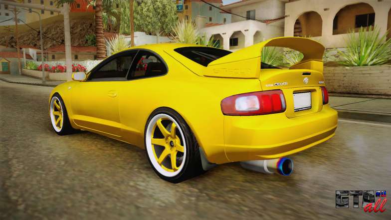 Toyota Celica GT для GTA San Andreas вид сзади