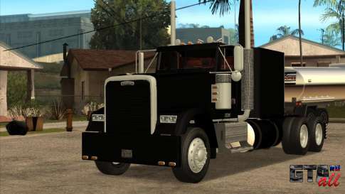 Freightliner FLD 120 Classic XL Flattop для GTA San Andreas вид спереди