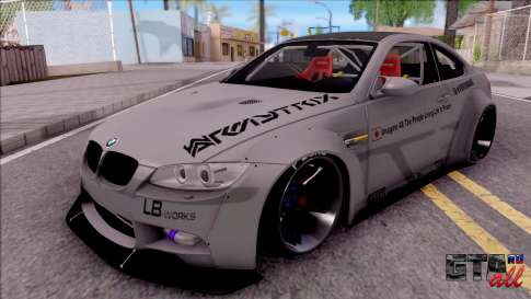 BMW M3 E92 Liberty Walk Performance 2013 для GTA San Andreas вид спереди