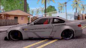 BMW M3 E92 Liberty Walk Performance 2013 для GTA San Andreas вид сбоку