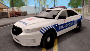 Ford Taurus Turkish Traffic Police для GTA San Andreas вид спереди