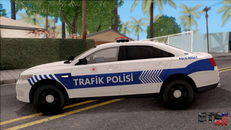 Ford Taurus Turkish Traffic Police для GTA San Andreas вид сбоку