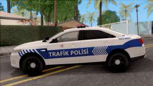 Ford Taurus Turkish Traffic Police для GTA San Andreas вид сбоку