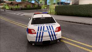 Ford Taurus Turkish Traffic Police для GTA San Andreas вид сзади