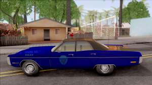 Plymouth Fury 1972 Housing Authority Police для GTA San Andreas вид сбоку