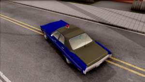 Plymouth Fury 1972 Housing Authority Police для GTA San Andreas вид сверху