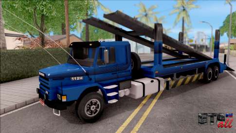 Scania 112H Cegonha для GTA San Andreas вид спереди