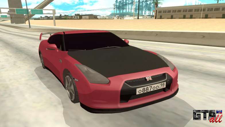 Nissan GTR для GTA San Andreas вид спереди