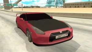 Nissan GTR для GTA San Andreas вид спереди