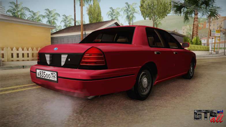 Ford Crown Victoria для GTA San Andreas задняя часть