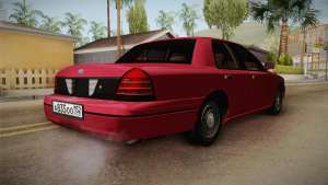 Ford Crown Victoria для GTA San Andreas задняя часть