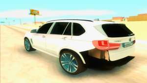 BMW X5 для GTA San Andreas вид сзади