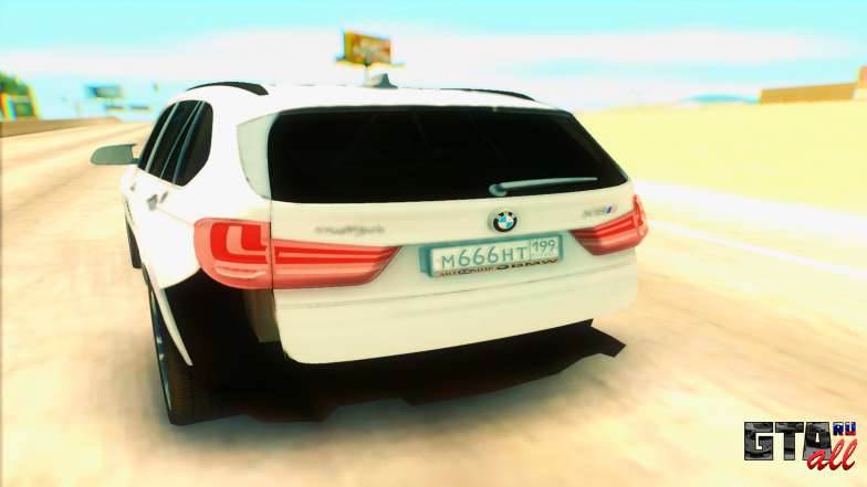 BMW X5 для GTA San Andreas задняя часть