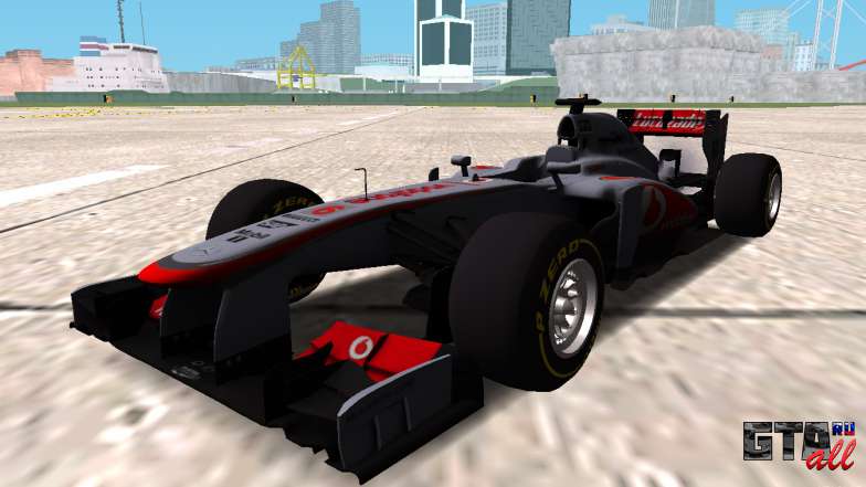 McLaren MP4-28 2013 для GTA San Andreas вид спереди