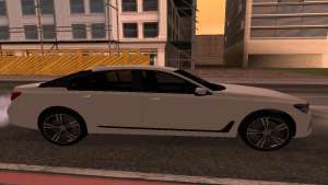 BMW 750i Armenian для GTA San Andreas вид сбоку