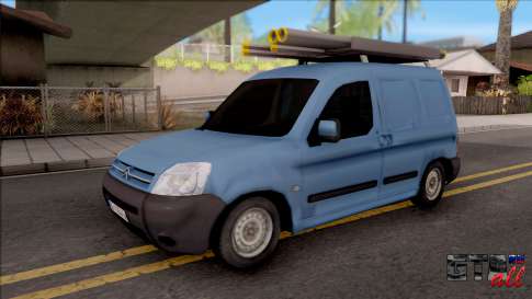 Citroen Berlingo Mk2 Van для GTA San Andreas вид спереди