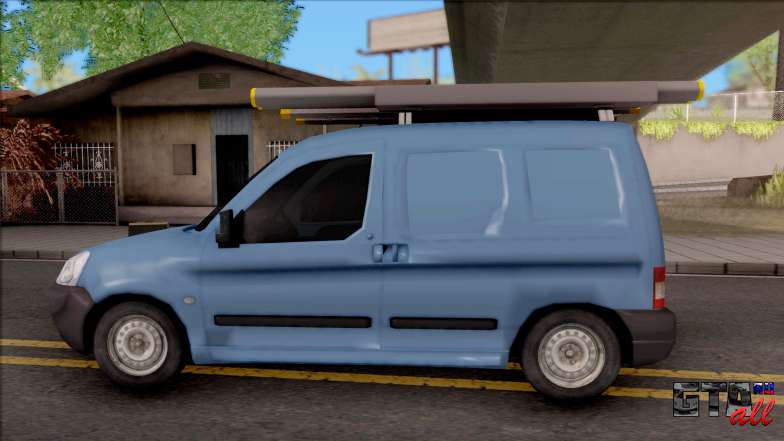 Citroen Berlingo Mk2 Van для GTA San Andreas вид сбоку