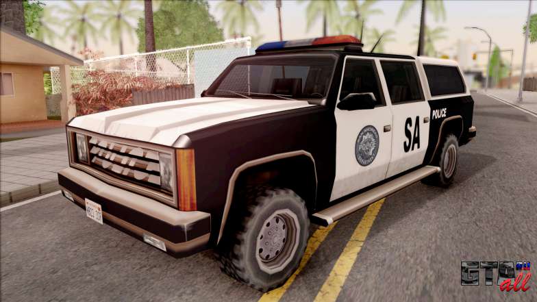 Police Rancher 4 Doors для GTA San Andreas вид спереди