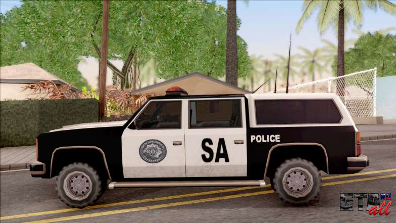 Police Rancher 4 Doors для GTA San Andreas вид сбоку