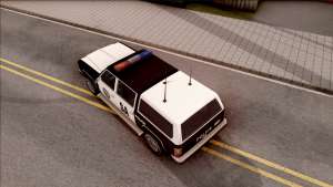 Police Rancher 4 Doors для GTA San Andreas вид сверху