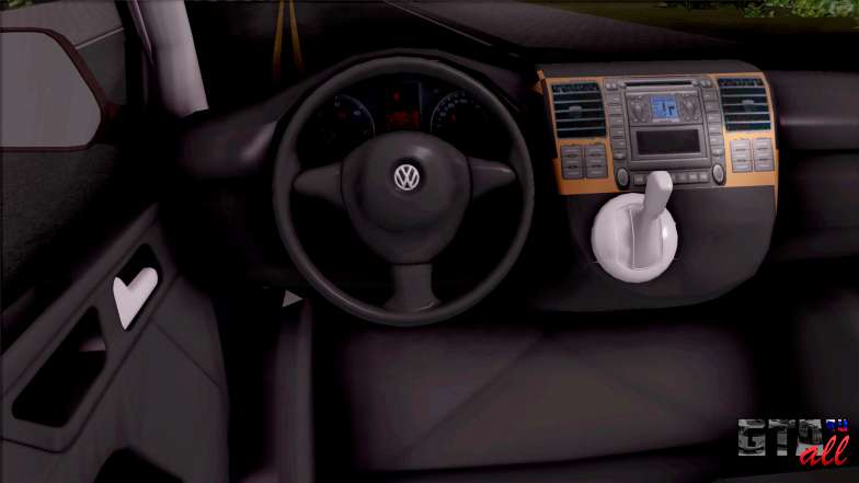 Volkswagen Transporter Spanish Police для GTA San Andreas салон