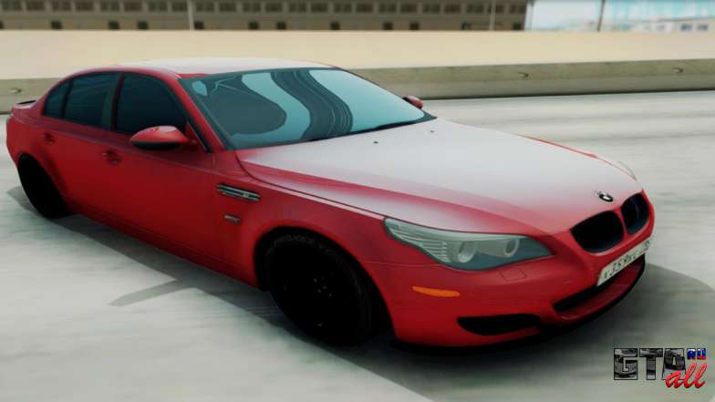 BMW M5 E60 для GTA San Andreas вид спереди