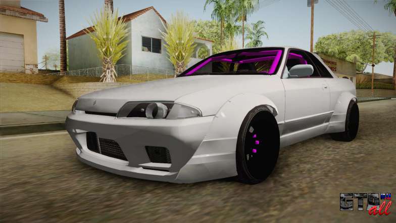 Nissan Skyline R32 Rocket Bunny для GTA San Andreas передняя часть