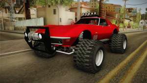 Chevrolet Corvette C2 Stingray Off Road для GTA San Andreas вид спереди