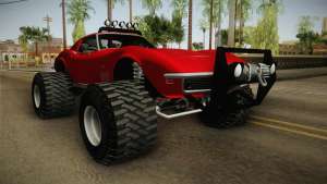 Chevrolet Corvette C2 Stingray Off Road для GTA San Andreas передняя часть