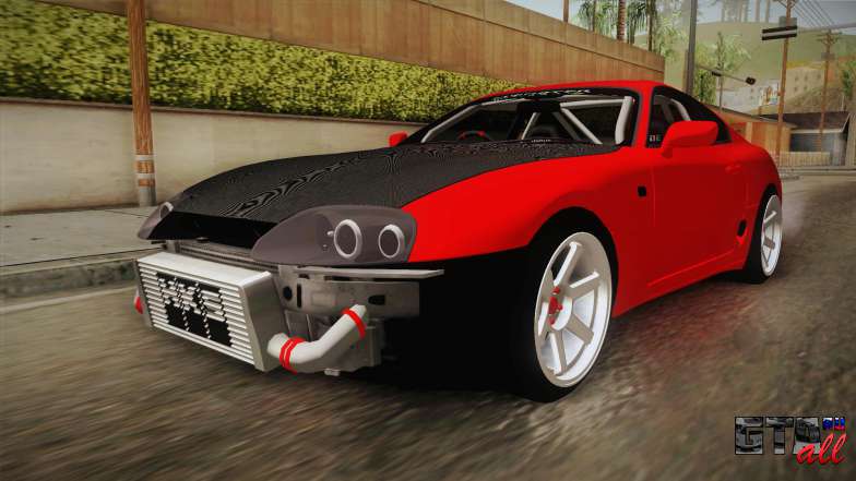 Toyota Supra Drift Monster Energy для GTA San Andreas экстерьер